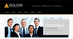 Desktop Screenshot of goldinleadership.com