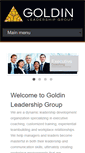 Mobile Screenshot of goldinleadership.com